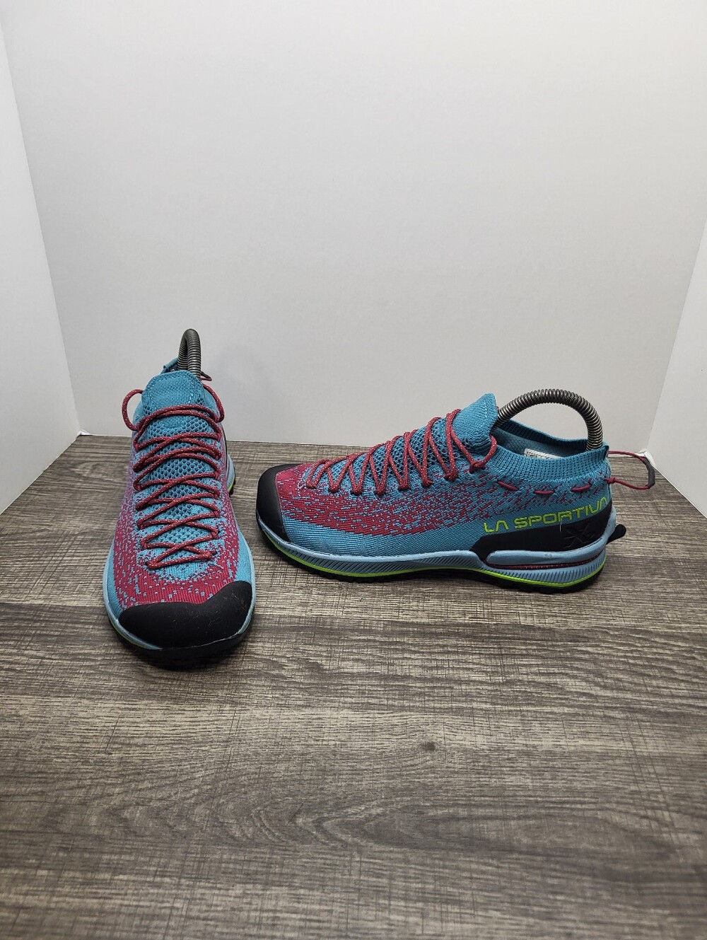 La Sportiva TX2 EVO Blue Knit Approach Hiking Shoes Sneakers  Women's Size 8.5